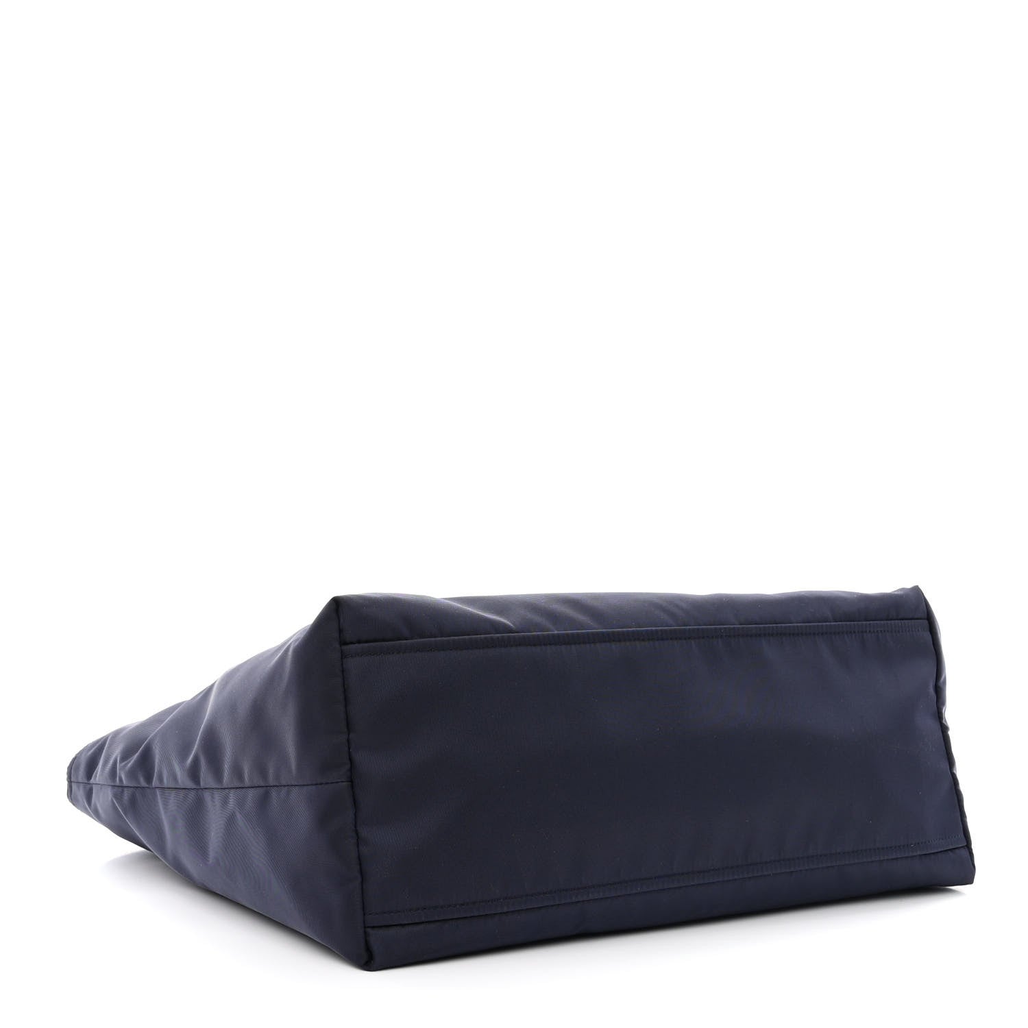 Prada Tessuto Nylon Saffiano Tote Navy 4 of 12