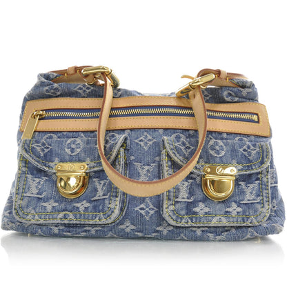 Louis Vuitton Monogram Denim Baggy PM Blue 1 of 9