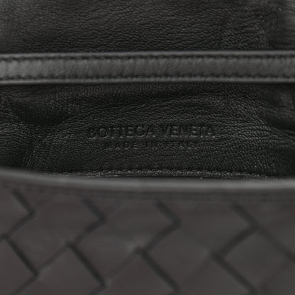 Bottega Veneta Nappa Intrecciato Crossbody Messenger Flap Black 6 of 10