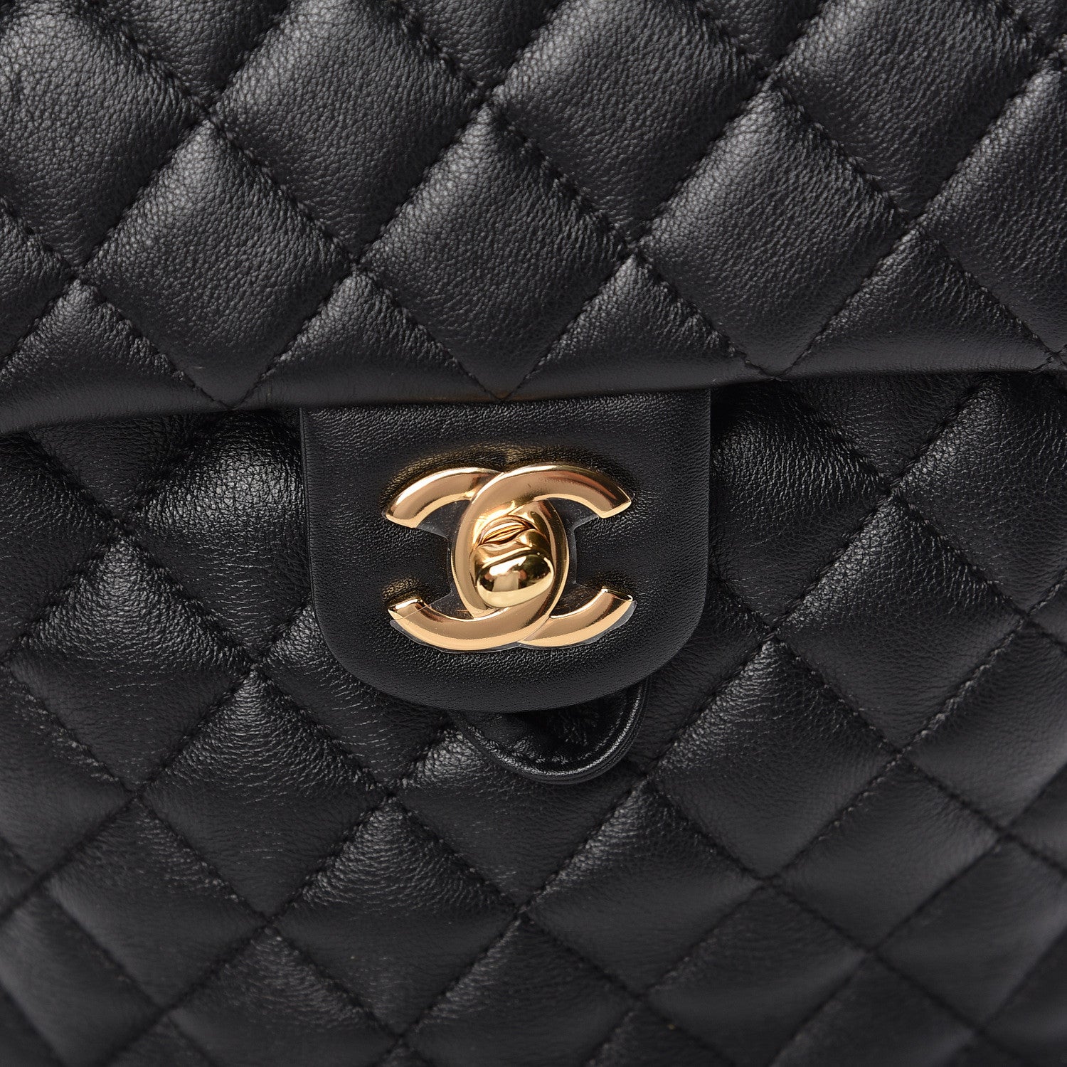 Chanel Calfskin Quilted Mini Urban Spirit Backpack Black 10 of 10