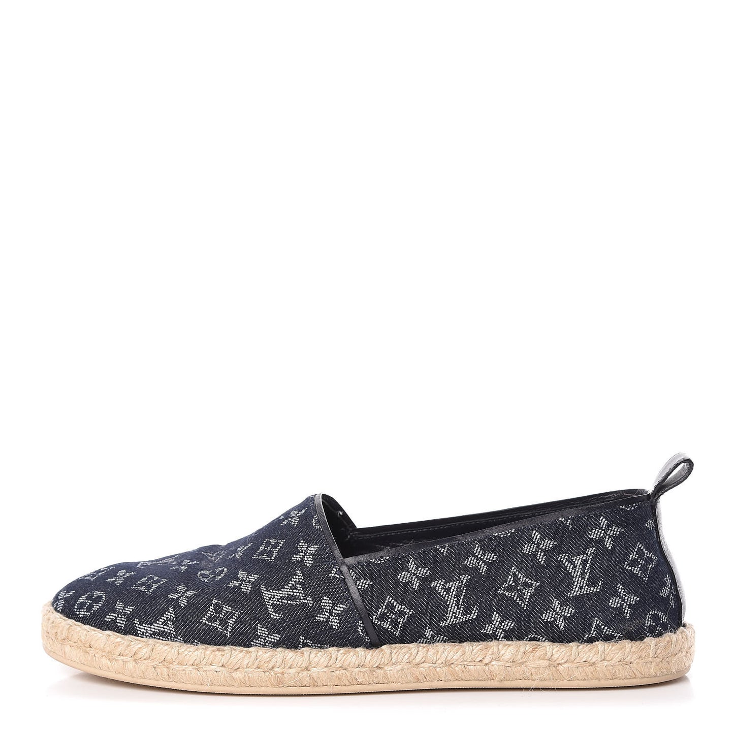 Monogram Denim Waterfall Espadrille 41 Marine