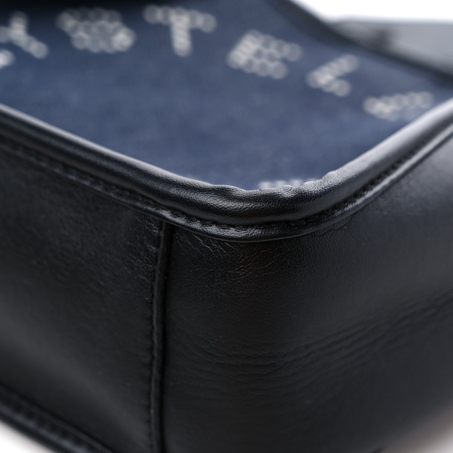 Eco Alter Denim Perforated Logo Mini Crossbody