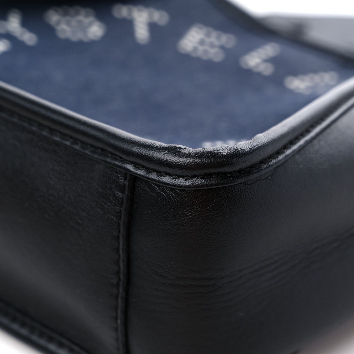 Stella McCartney Eco Alter Denim Perforated Logo Mini Crossbody 8 of 12