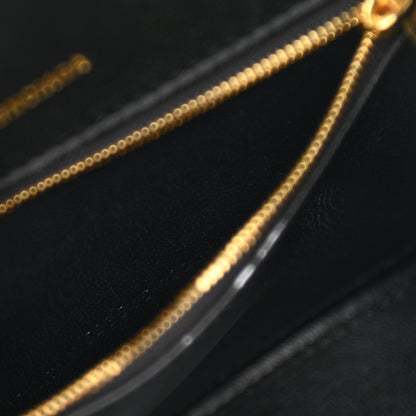 Balenciaga Shiny Box Calfskin Small Hourglass Top Handle Bag Black 7 of 11