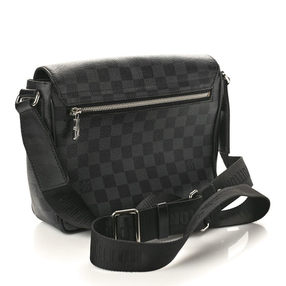 Louis Vuitton LOUIS VUITTON Damier Graphite District PM NM 3 of 16