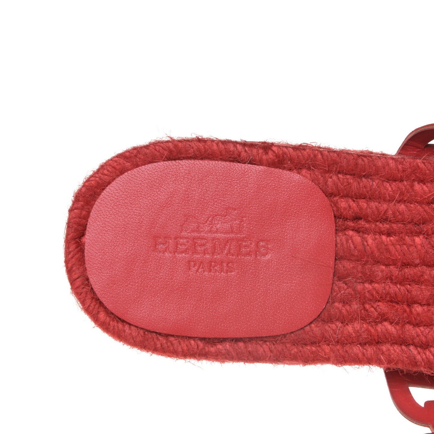 Nappa Ancone Espadrille Sandals 37 Rouge Bali