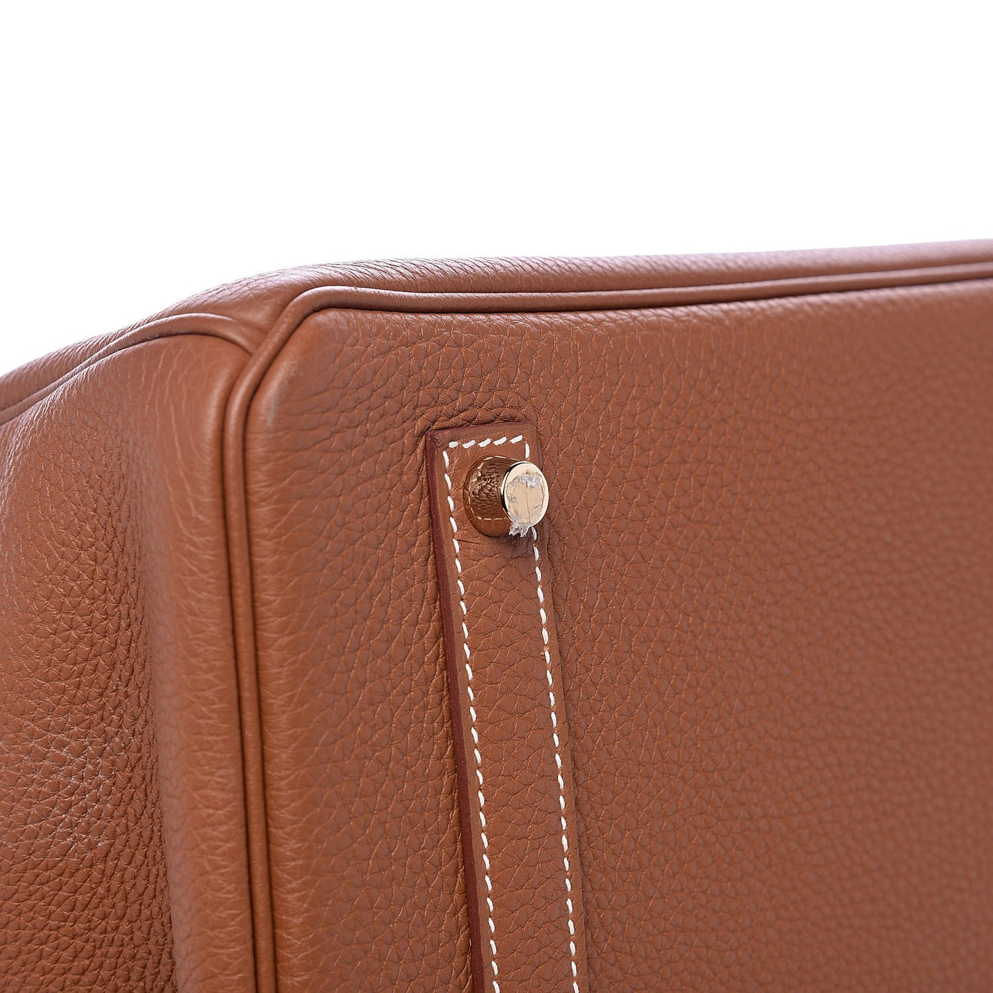 Togo Verso Birkin 35 Gold Geranium