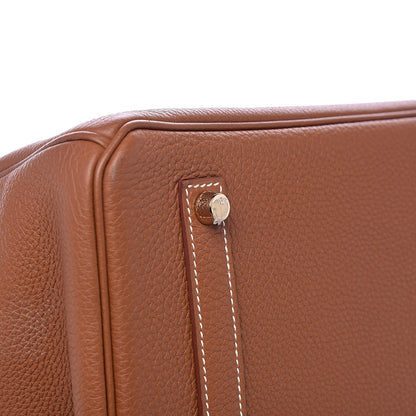 Hermes Togo Verso Birkin 35 Gold Geranium 27 of 28