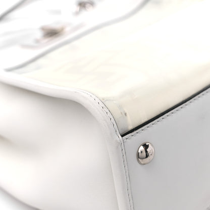 Fendi TPU FF Vitello Century Peekaboo Satchel White 10 of 13
