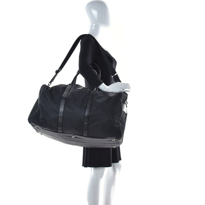 Prada Tessuto Nylon Saffiano Duffle Black 2 of 26