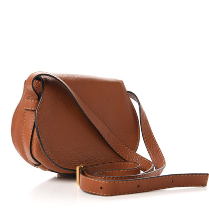 Chloe Calfskin Mini Marcie Round Crossbody Bag Tan 3 of 9
