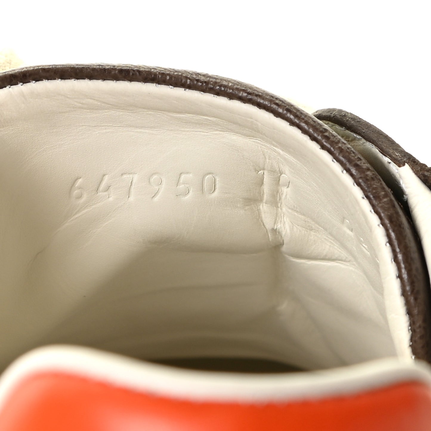 X DISNEY GG Supreme Monogram Web Donald Duck Mens Ace Sneakers 10 Beige New Acero Orange