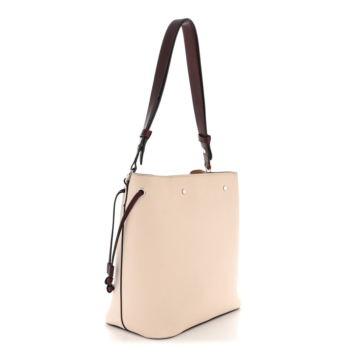 Louis Vuitton Calfskin Lockme Bucket Soie Quartz Calla 3 of 14