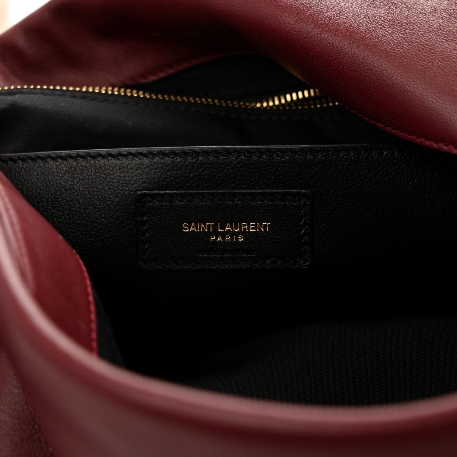 Saint Laurent Lambskin Matelasse Monogram Large Jamie 4.3 New Dark Bordeaux 6 of 10