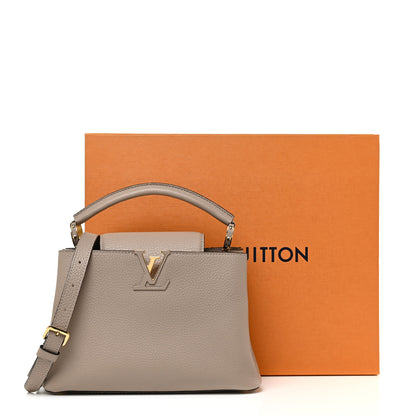 Louis Vuitton Taurillon Capucines BB Galet 13 of 13