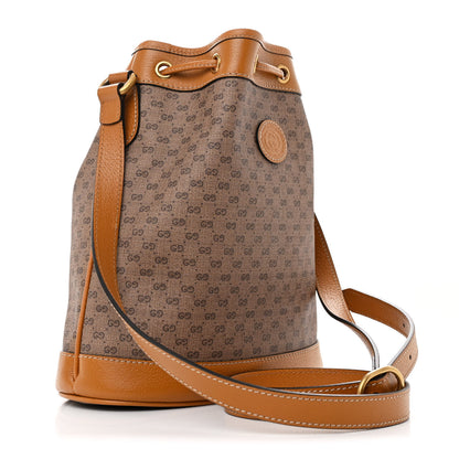 Gucci X DISNEY Mini Vintage GG Supreme Monogram Bucket Bag Beige Vintage Sun Oil 3 of 10
