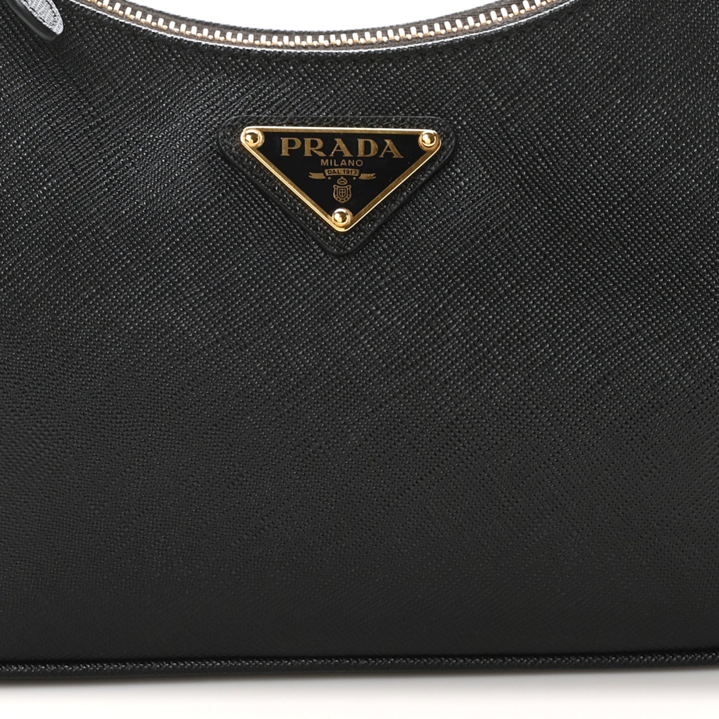Saffiano Lux Re-Edition 2005 Shoulder Bag Black