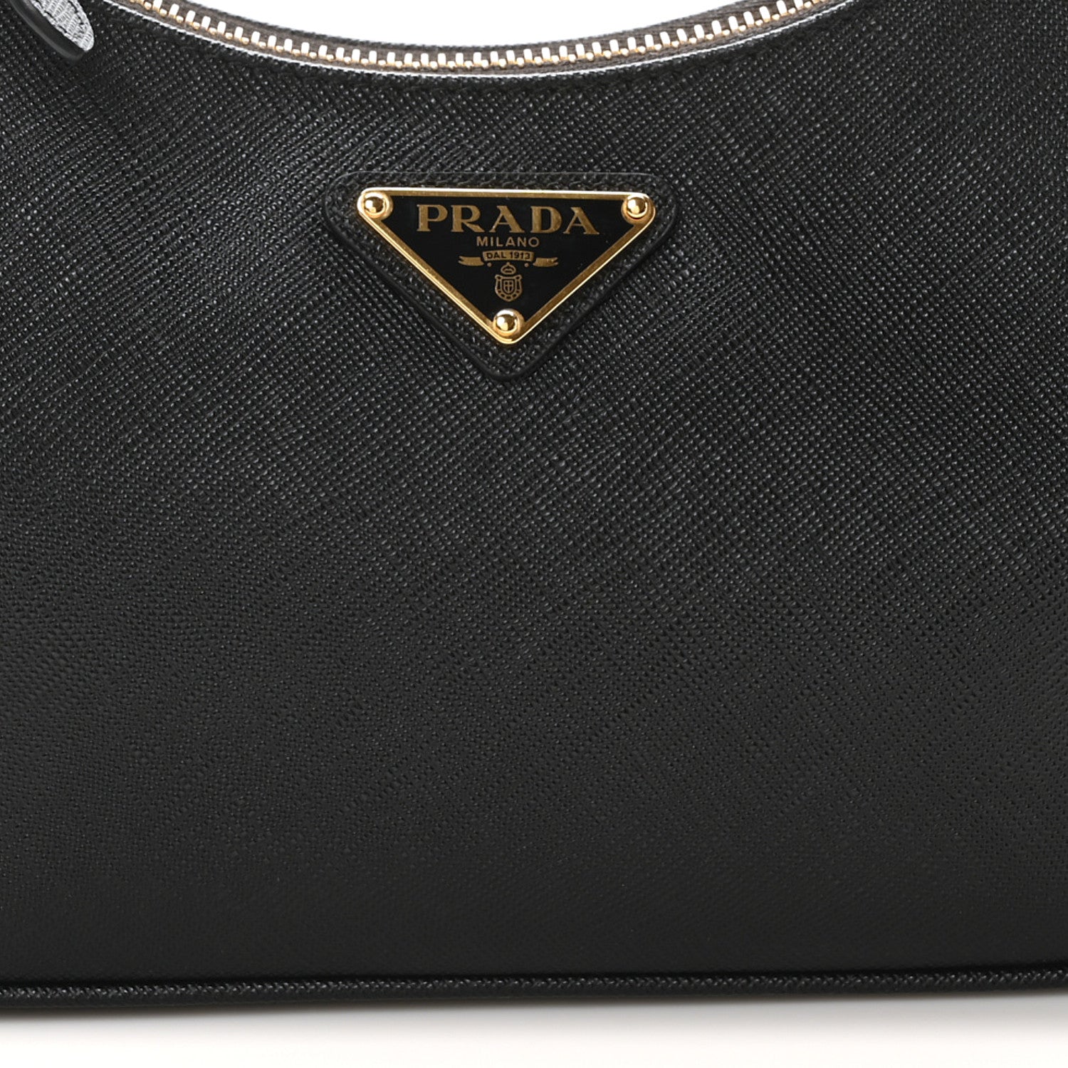 Prada Saffiano Lux Re-Edition 2005 Shoulder Bag Black 7 of 9