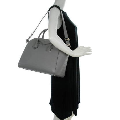 Givenchy Sugar Goatskin Medium Antigona Pearl Grey 2 of 8