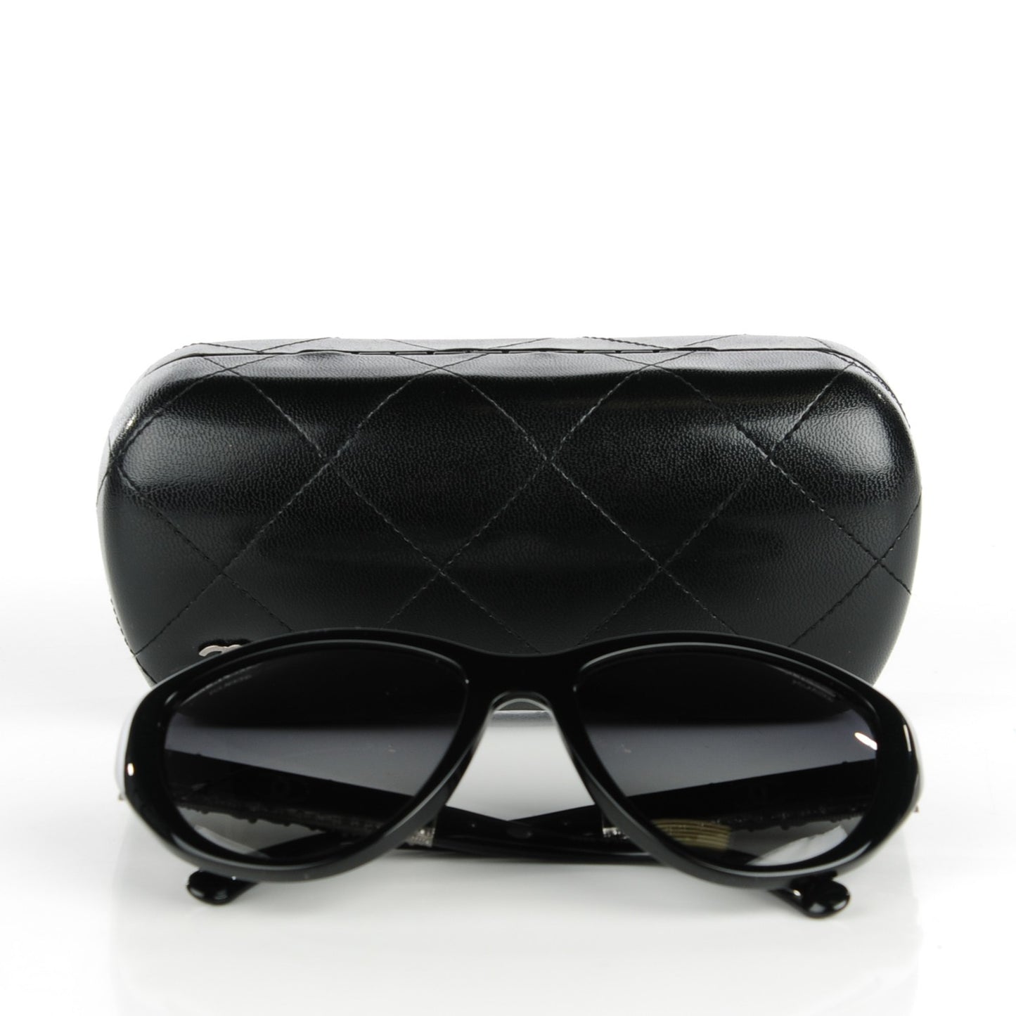 Cat Eye Bijoux Sunglasses 5298 B Black