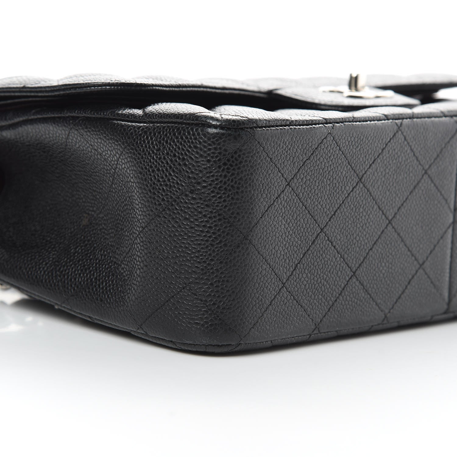 Chanel Caviar Quilted Jumbo Double Flap Black 9 of 16