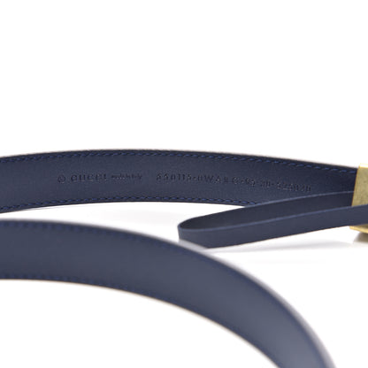 Gucci Calfskin Sylvie Stripe Torchon Double G 20mm Belt 95 38 Maritime Hibiscus Red Mystic White 3 of 5