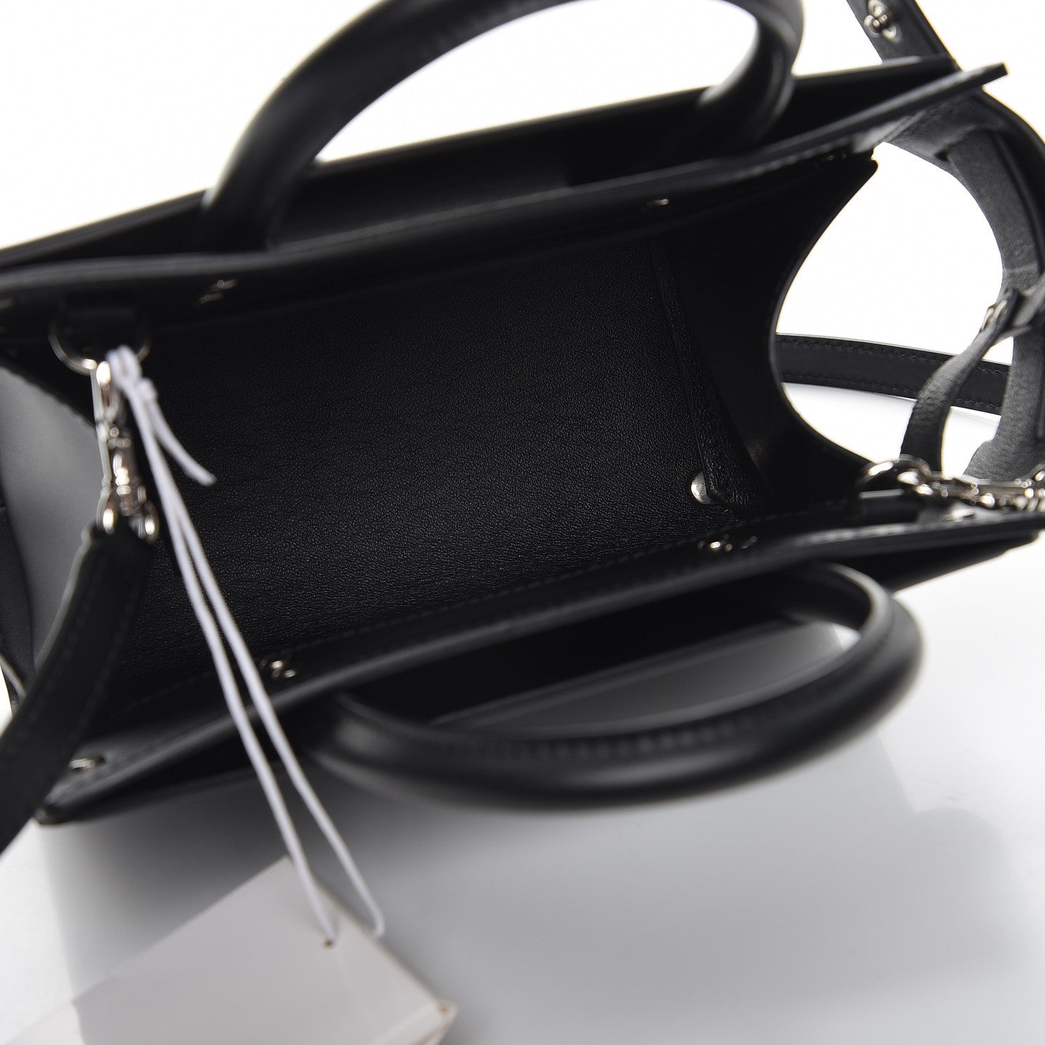 Givenchy Smooth Calfskin Mini Horizon Satchel Black 6 of 8