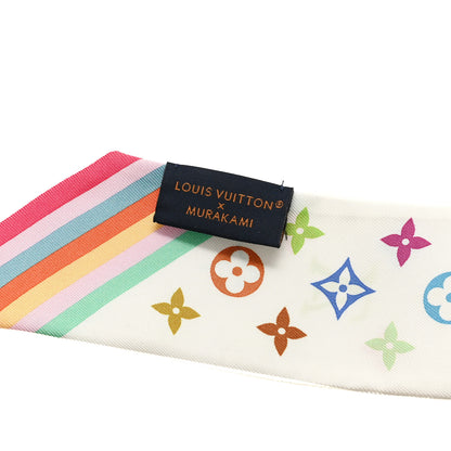 Louis Vuitton LV X TM Silk Monogram Multicolor BB Bandeau White 3 of 4