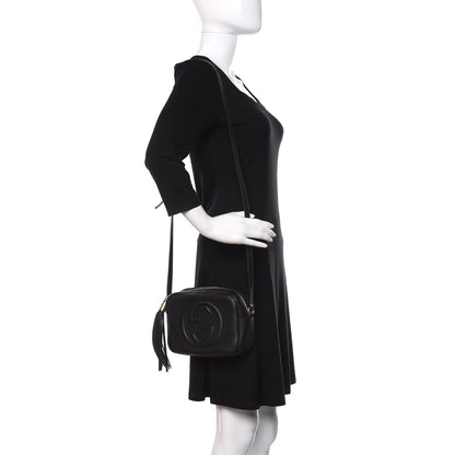 Gucci Pebbled Calfskin Small Soho Disco Bag Black 2 of 9