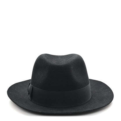 Hermes Feutre Silk Hat 59 Black 5 of 10