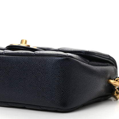 Chanel Iridescent Caviar Quilted Mini My Perfect Flap Black 10 of 11