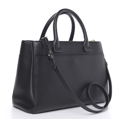 Chanel Grained Calfskin Small Neo Executive Shopper Tote Black 4 of 12