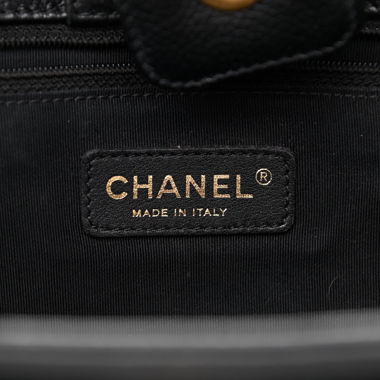 Chanel Calfskin Cerf Executive Shopper Tote Black 6 of 13