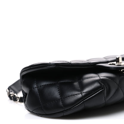 Chanel Calfskin Quilted CC Uniform Flap Belt Bag Black 9 of 10