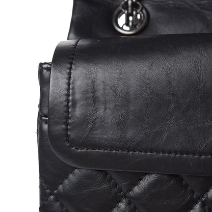 Chanel Aged Calfskin Quilted 2.55 Reissue 226 Flap Dark Grey 10 of 12