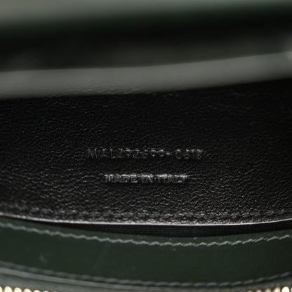 Saint Laurent Velvet Y Quilted Monogram Small Loulou Chain Satchel Dark Green 7 of 11