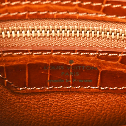 Louis Vuitton Crocodile Lockit PM Brown 6 of 9