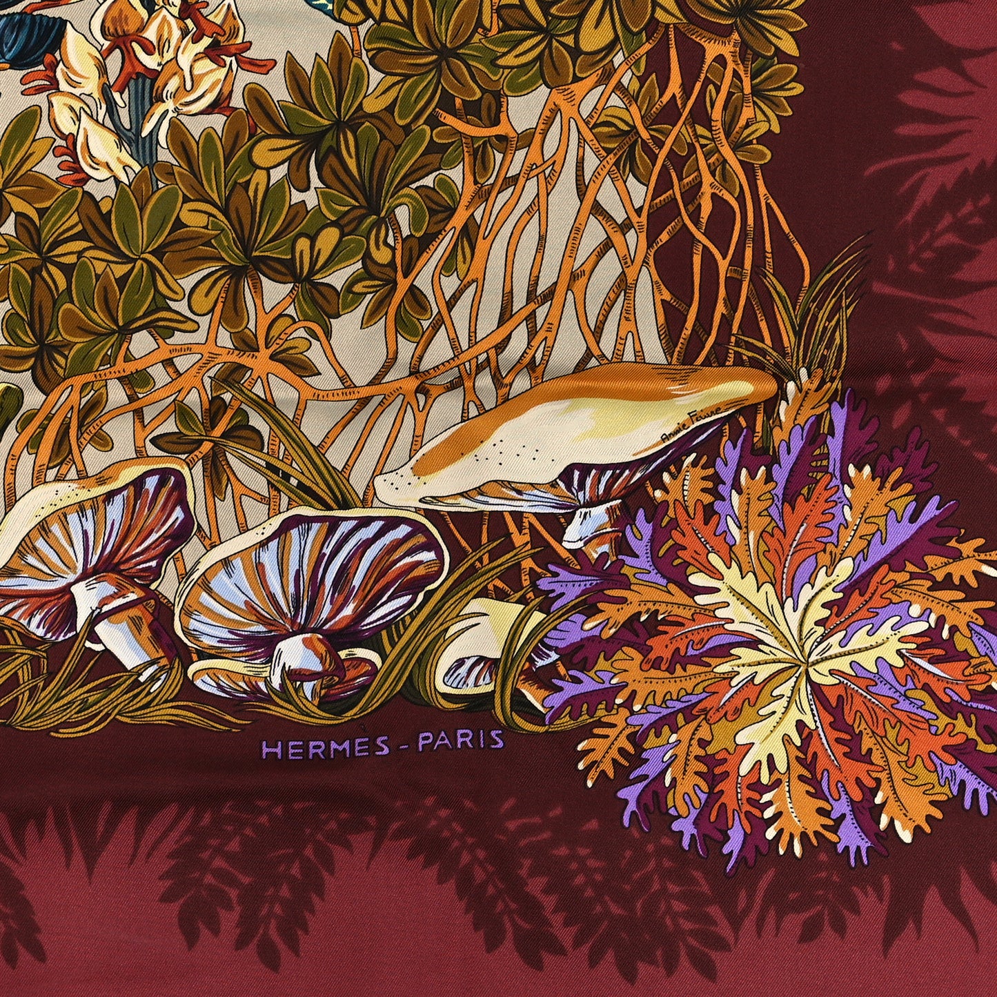 Silk L'Isle Deserte Scarf 90