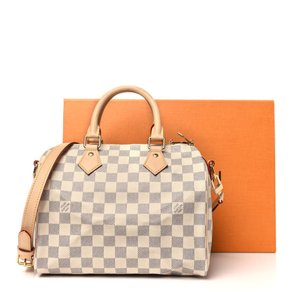 Louis Vuitton Damier Azur Speedy Bandouliere 25 10 of 10