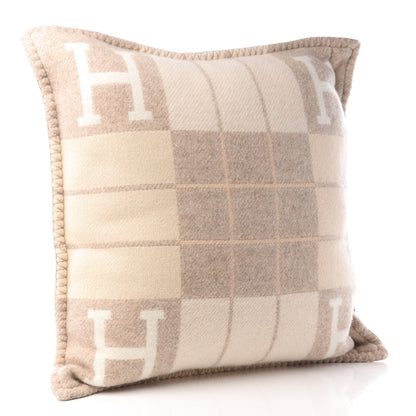 Hermes Wool Cashmere Avalon III Pillow PM Coco Camomille 8 of 9