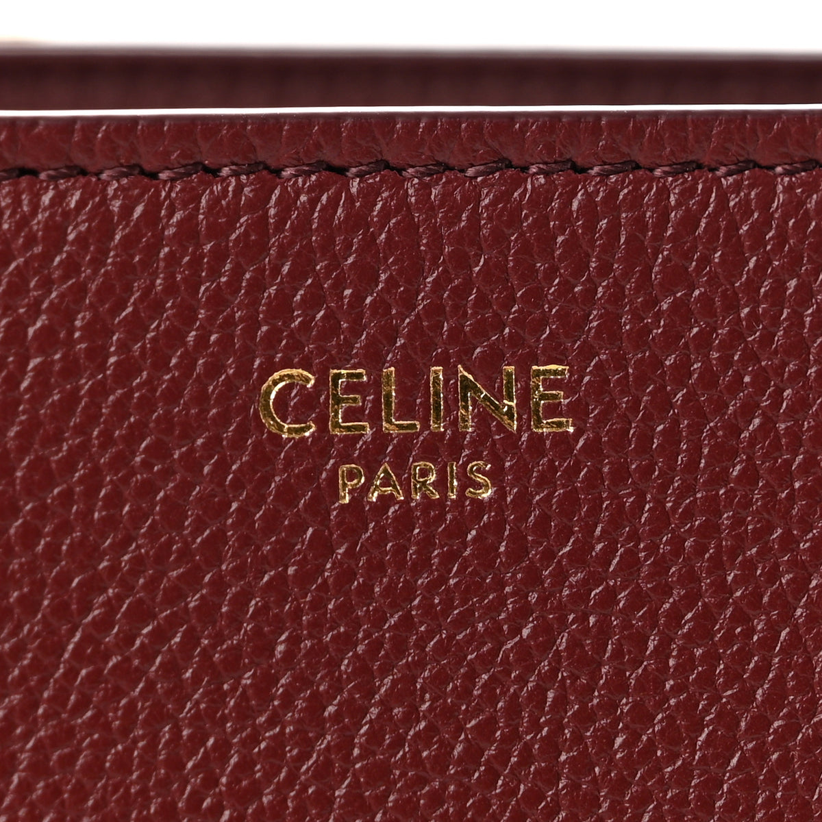 Celine Supple Grained Calfskin Medium Nino Light Burgundy 6 of 13