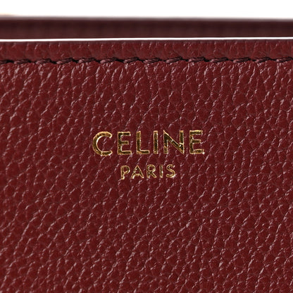 Celine Supple Grained Calfskin Medium Nino Light Burgundy 6 of 13