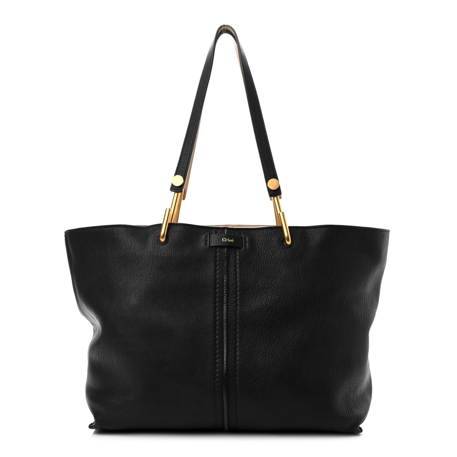 Chloe Grained Lambskin Keri Tote Black 1 of 8