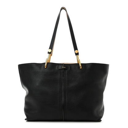 Chloe Grained Lambskin Keri Tote Black 1 of 8