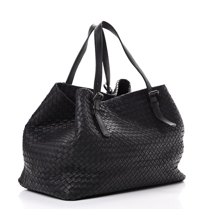 Bottega Veneta Nappa Intrecciato Large Seamless Tote Black 2 of 15