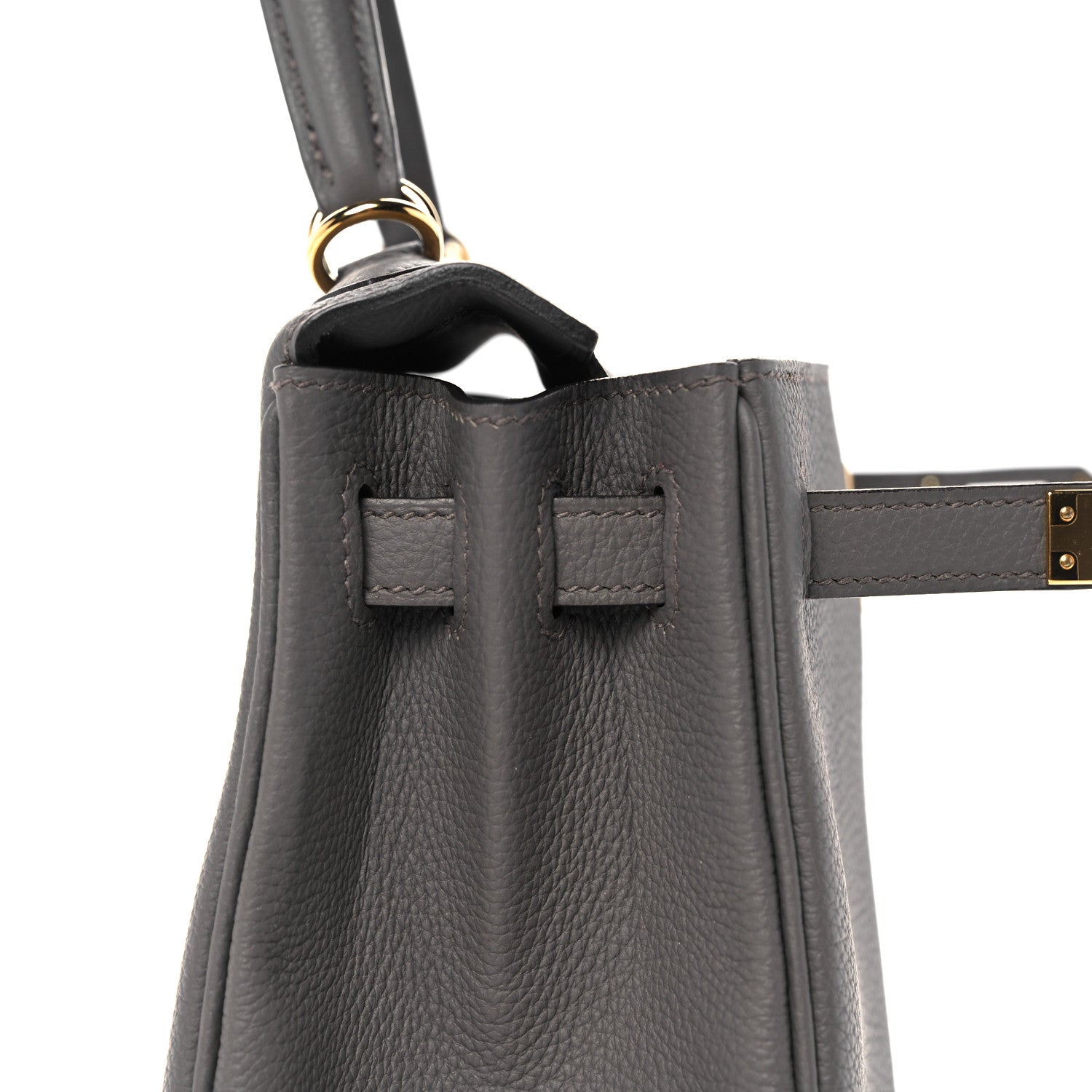 Hermes Togo Kelly Retourne 25 Etain 14 of 34