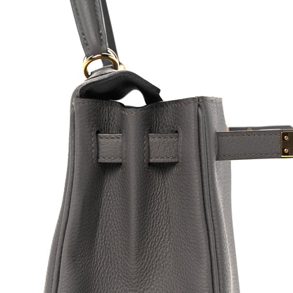 Hermes Togo Kelly Retourne 25 Etain 14 of 34