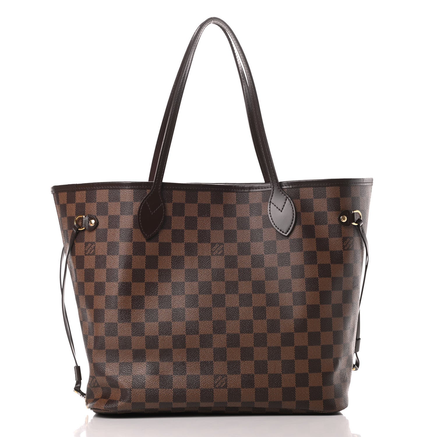 Louis Vuitton Damier Ebene Neo Neverfull MM Rose Ballerine 3 of 17