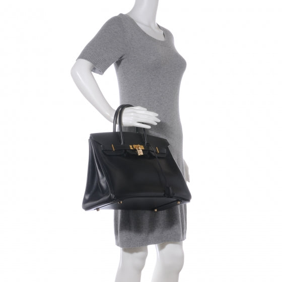 Hermes Box Birkin 35 Black 2 of 9