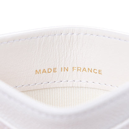 Chanel Caviar Quilted Card Holder White 7 of 9